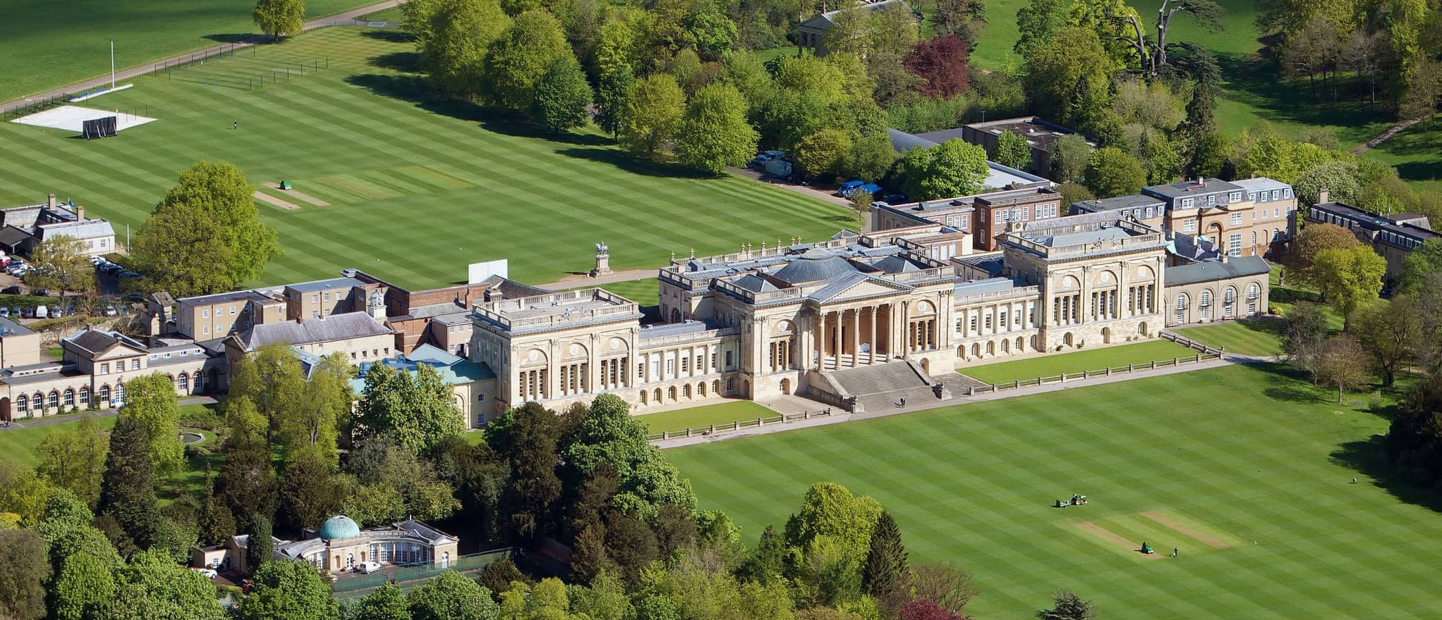 The main house of Stowe School, the venue used by the camp